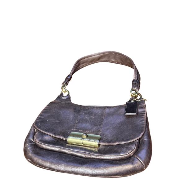 Vintage  Coach Kristin Deep Burgundy Brown Handbag - Picture 1 of 9